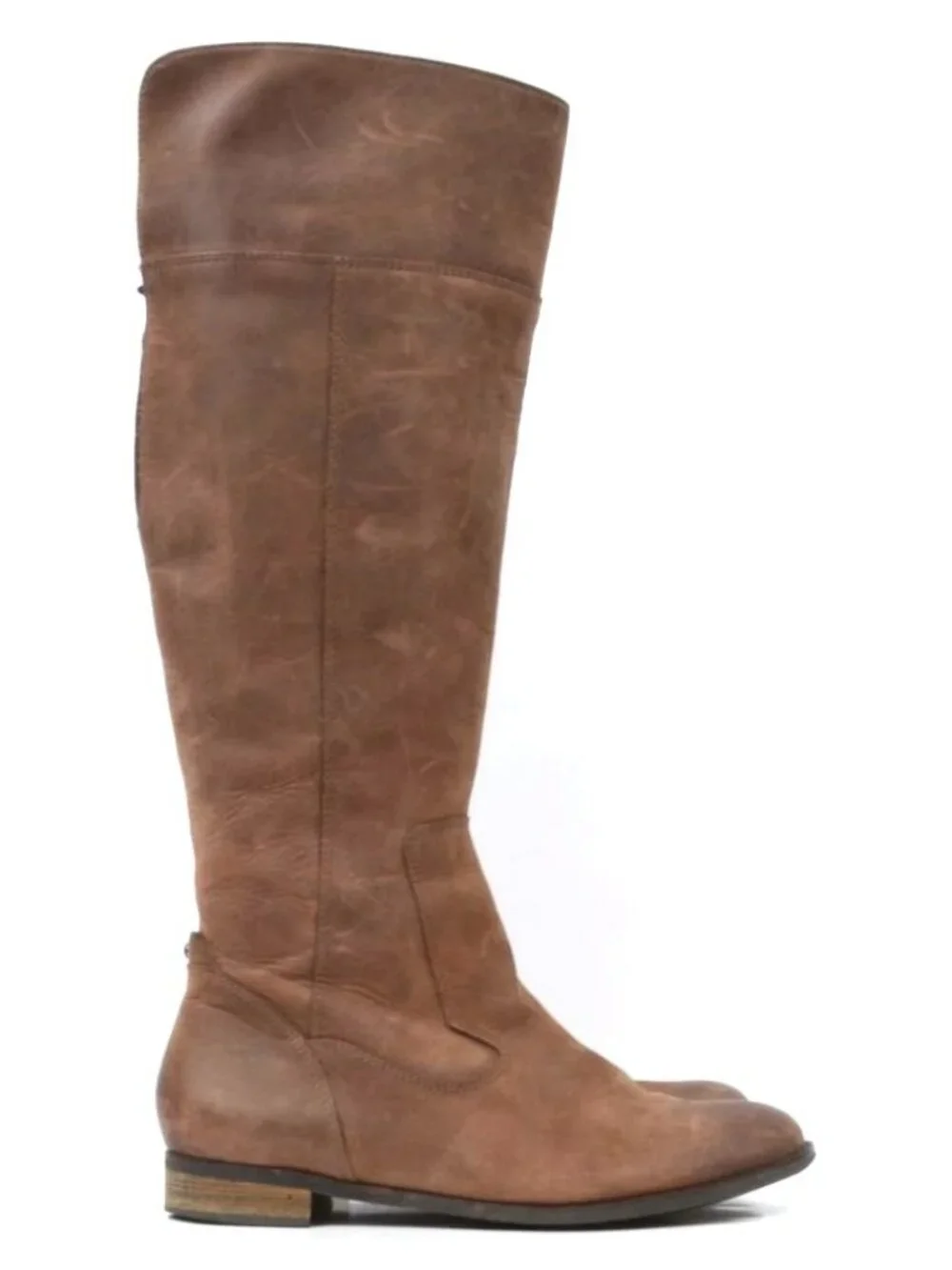 Indigo Rd Women's 10 Brown Leather Riding Over the Knee Boots Festival Western